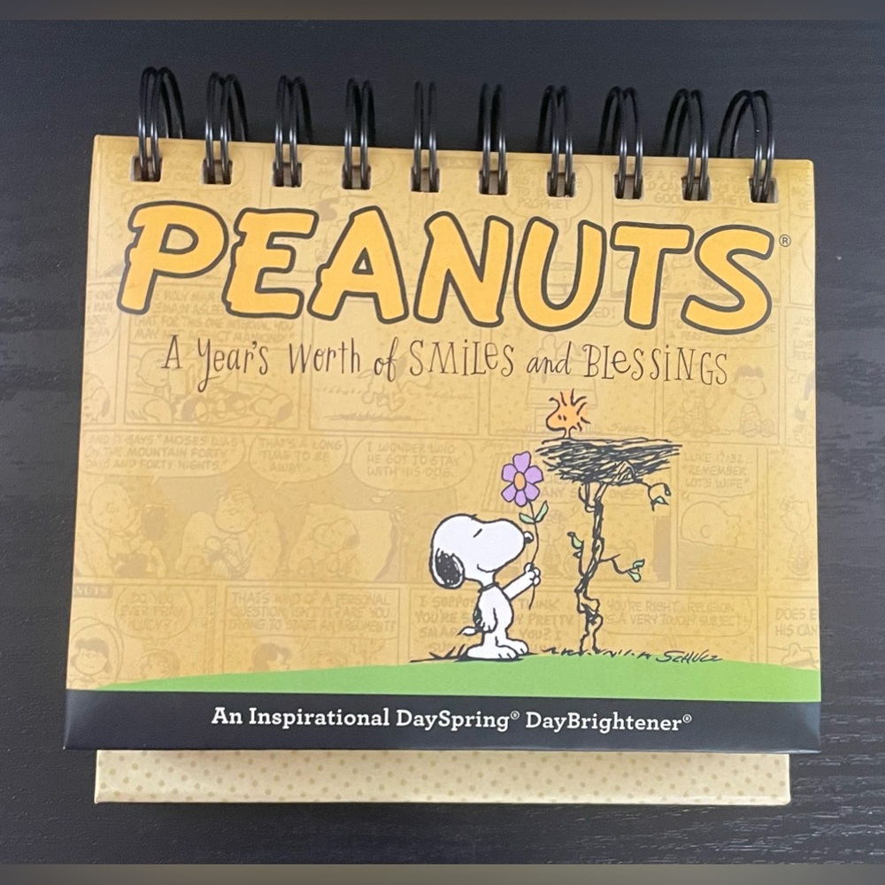 Rare DaySpring Peanuts Desk Calendar A Year’s Worth Of Smiles And Blessings